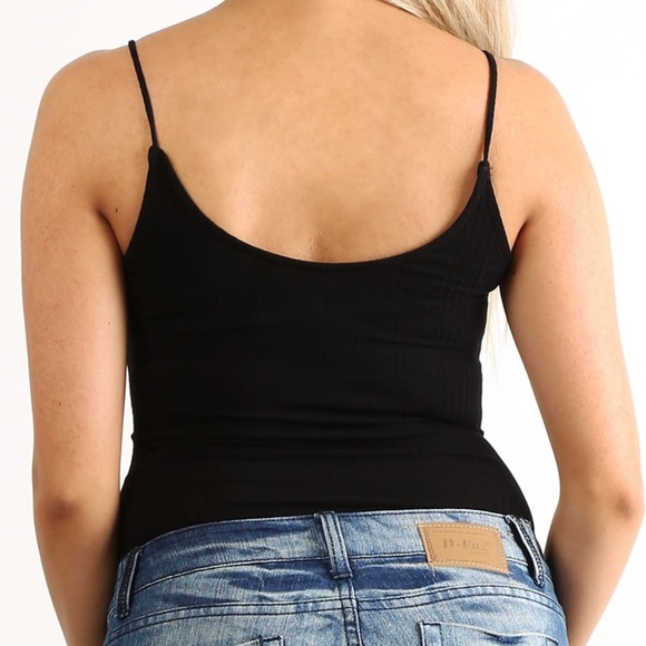 Blush Ribbed Bodysuit - Picture 4 of 6